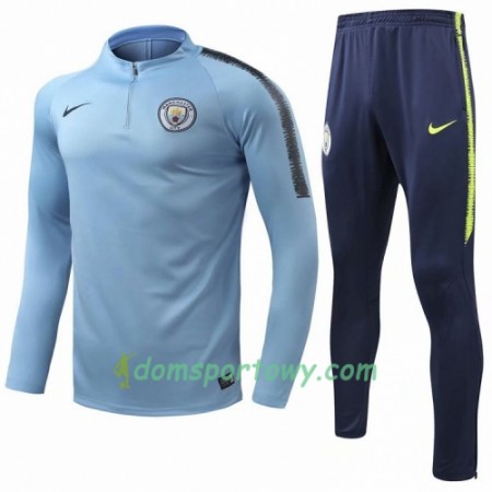 Manchester City Komplet Bluzy Treningowe Niebieski 2018-2019